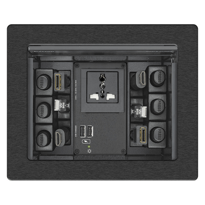Extron Cable Cubby 700, Brushed Al, No AC