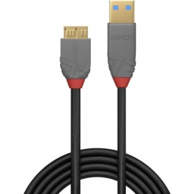 Lindy Câble USB 3.2 Type A vers Micro-B, 5Gbit/s, Anthra Line, 0.5m