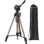 Hama Trépied photo/vidéo "Star 61" 60 - 153 cm Champagne avec sac