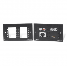 Extron MAAP Mounting Frame for 2-Gang MK Electric Wall Boxes - Black