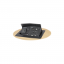 Extron Tilt-Up HSA Hideaway Surface Access Enclosure MultiPower Black