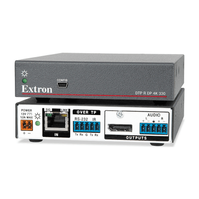 Extron DTP R DP 4K 330 Récepteur DisplayPort avec EDID Minder 100 m
