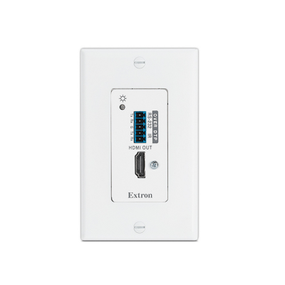 Extron DTP Receiver for HDMI - Decorator-Style Wallplate, Black 70 m