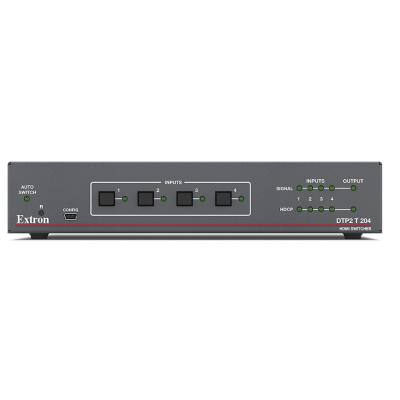 Extron 4 Input 4K/60 HDMI Switcher with Integrated DTP2 Transmitter
