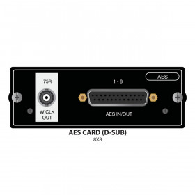 Soundcraft Carte AES 8 in/out en sub-D pour console Si
