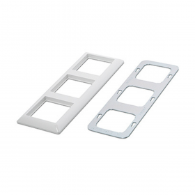 Extron Three-gang Mounting Kit for Flex55 & EU Junction Boxes - White