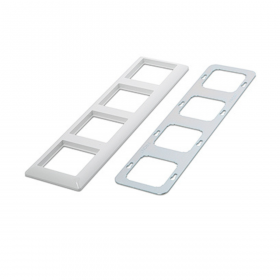 Extron Four-gang Mounting Kit for Flex55 & EU Junction Boxes - White