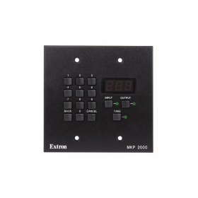 Extron Matrix Switcher X-Y Remote Control Panel - Black