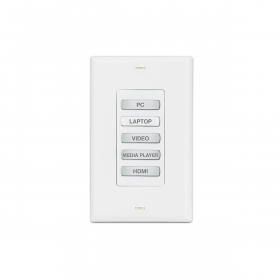 Extron Network Button Panel with 5 Buttons Decorator-Style Wallplate