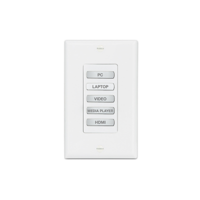 Extron Network Button Panel with 5 Buttons Decorator-Style Wallplate