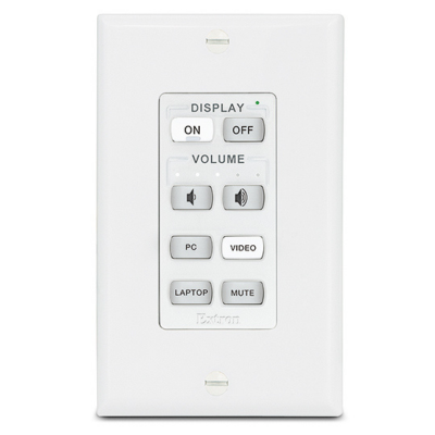 Extron Network Button Panel with 8 Buttons Decorator-Style Wallplate