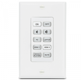 Extron Network Button Panel with 10 Buttons Decorator-Style Wallplate