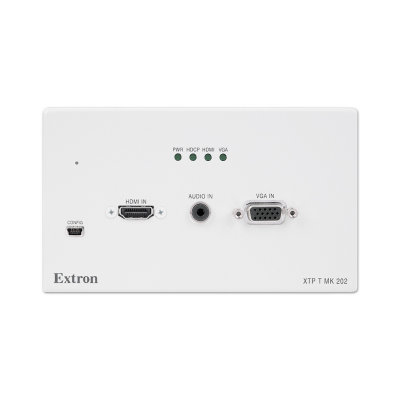 Extron Two Input XTP Transmitter for HDMI and VGA - MK Junction Boxes