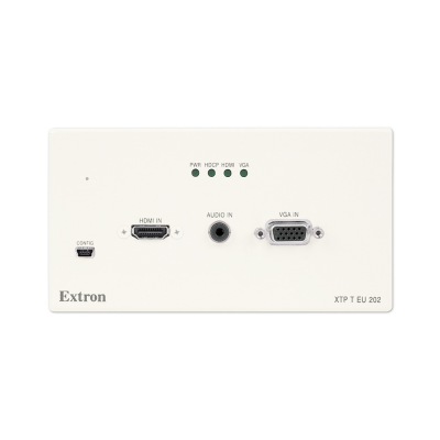 Extron Two Input XTP Transmitter for HDMI and VGA - EU Junction Boxes