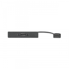 Extron White: One DisplayPort F to One DisplayPort F on 10" Pigtail