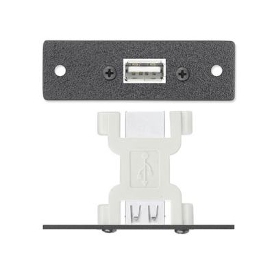 Extron  Black: One USB 2.0 Type-A F to USB Type-B F Adapter