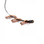 Hide a mic B_Clip universel pour cheveux (x3), Marrons