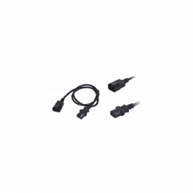 Neklan Rallonge secteur PC C13 / C14 Noir - 3 m