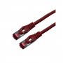 UPTEC Cat 6a SSTP LSOH ROUGE Snagless avec fiche de test – 2m