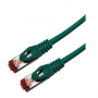 UPTEC Cat 6a SSTP LSOH VERT Snagless avec fiche de test – 7m