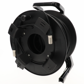 Touret de cable audio professionnel XLR M/F 50 metres