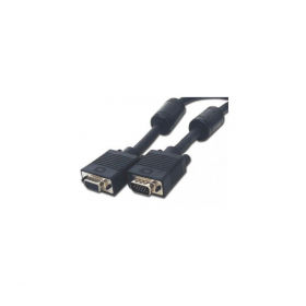 Neklan Cordon SVGA OR avec ferrites M/F - 3 coax - AWG30 - 5 m