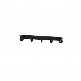 UPTEC - Panneau 19  1U passe câble - 5 anneaux métal - 2.5mm