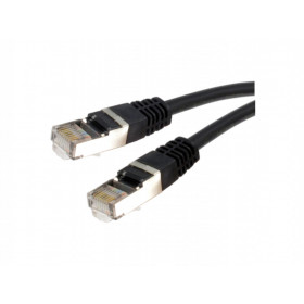Cordon RJ45 Gris CAT 6 Male / Male 20  Metres Noir