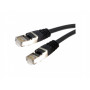 Cordon RJ45 Gris CAT 6 Male / Male 20  Metres Noir