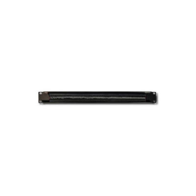 UPTEC - Passe câble 19   avec brosse 1U - noir