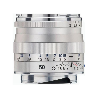 Zeiss Objectifs pour ZM Planar T* 2/50 silver