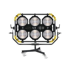 LightStar LUXED-6 Projecteur LED Bi-Color (1080W) avec Lumenradio