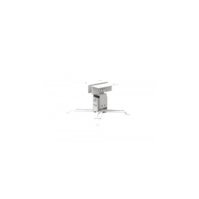 UPTEC Support plafond blanc pour vidéoproj 12 5cm  /- 15° - 10 Kg max