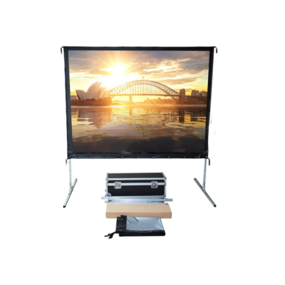 Kimex Ecran de projection valise 4,07x2,29m 16:9 Toile Arrière