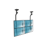 Kimex Support plafond mur d´images pour 4 écrans TV 45´´-55´´
