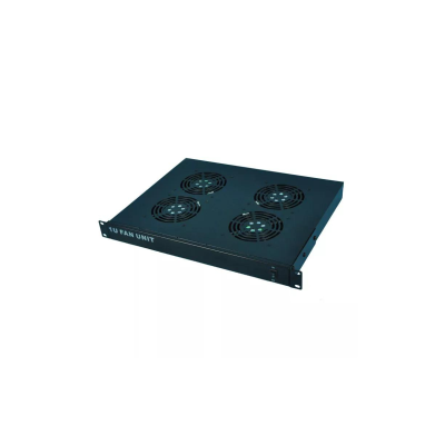 Kimex Bloc 4 ventilateurs pour rack et baie de brassage 19´´ 1U