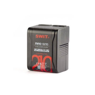 Swit Mino-S210 Batterie Pocket V-Mount 210Wh 16A avec DTap et USB-A/C