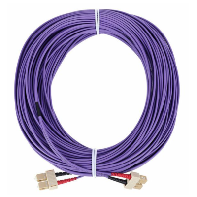 Pro snake LWL MADI SC Duplex OM4 Câble SC duplex 50m