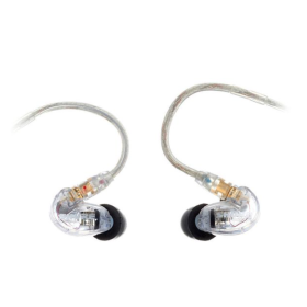 Shure Oreillette Dynamique 1 Voie Transparent