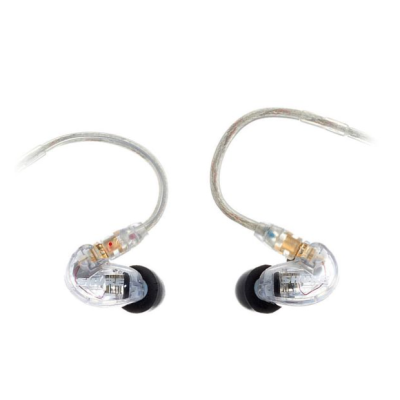 Shure Oreillette Dynamique 1 Voie Transparent
