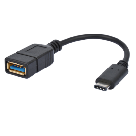 Cordon USB 3.1 C M/USB A 3.0 F 0.15m