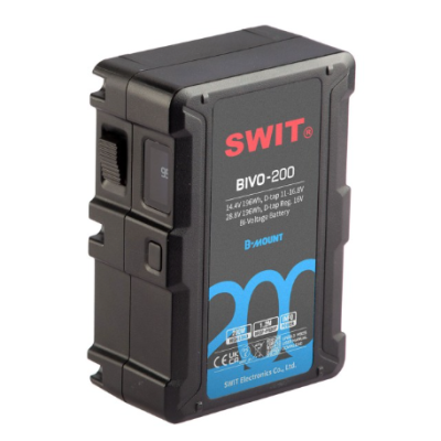 SWIT BIVO-200 200Wh Battery with 14V/28V B-Mount, 16V D-taps, OLED