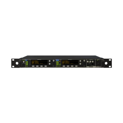 Wisycom - Récepteur double True Diversity, Rack 19" Version standard