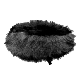 Cinela PIANO fur, long pile, Full black