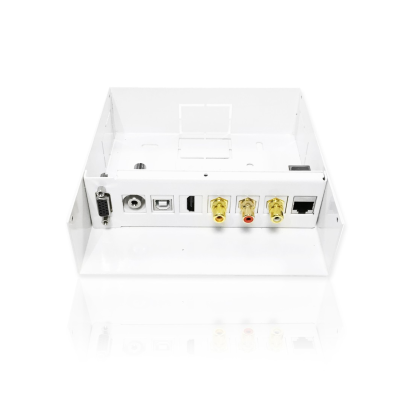 UPTEC - Boitier déport métal modulable ( 1xVGA 7 keystones vides)