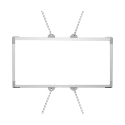 Velvet Rectangular Rabbit Ears aluminum frame for 2x1 panels