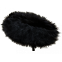 Cinela PIANISSIMO Long Pile Fur , Full black