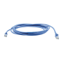 Kramer Slim Patch Cord CAT6A S/FTP 4PX26AWG 500MHz LSHF ,Blue, 0.3m