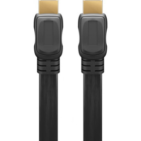 Goobay Cable HDMI Slim résolution jusqu'à 4K @ 60 Hz 1m