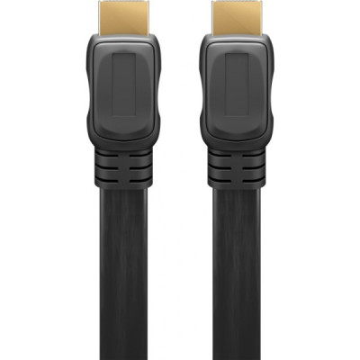 Goobay Cable HDMI Slim résolution jusqu'à 4K @ 60 Hz 1m